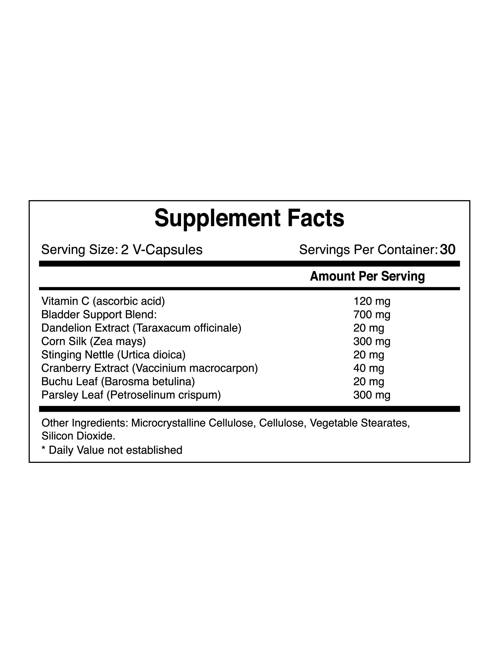 Bladder Support, 60 V-Capsules - Image 7