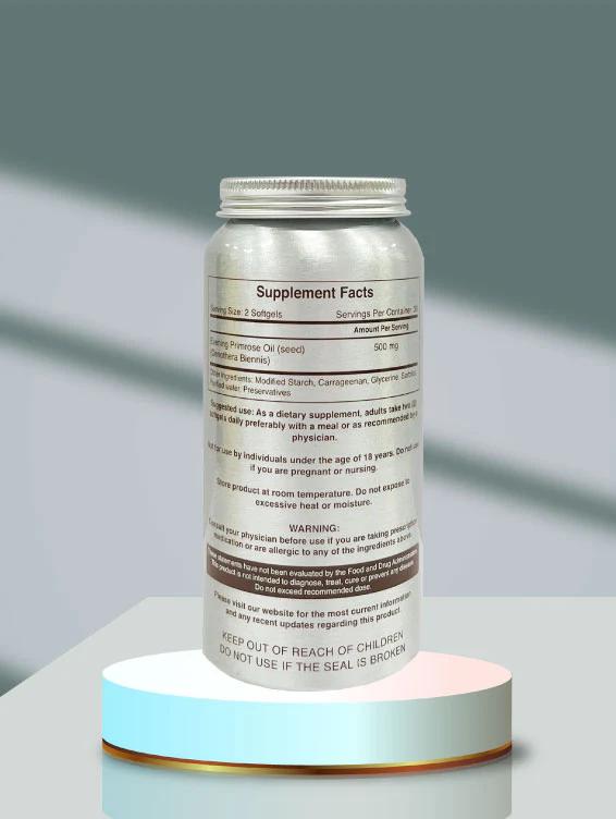 Evening Primrose Oil, 60 Softgels - Image 3