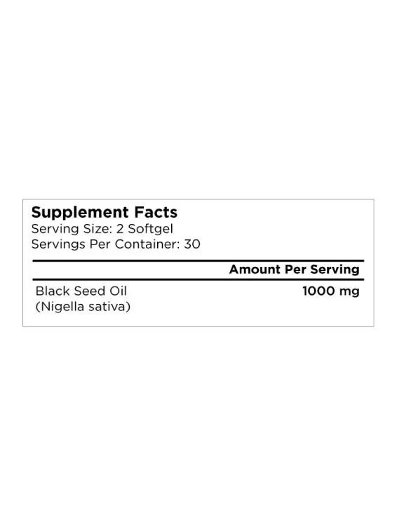 Habbatus Nigella Sativa, 60 Softgels - Image 3