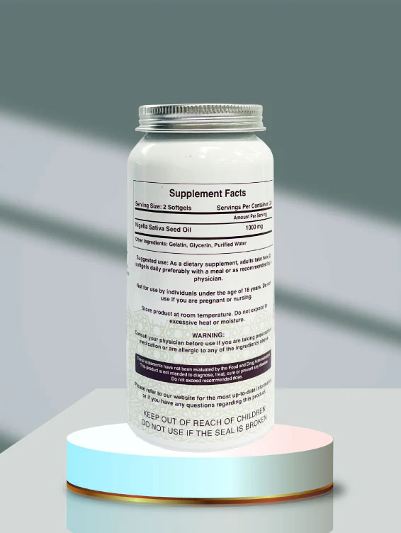 Habbatus Nigella Sativa, 60 Softgels - Image 4