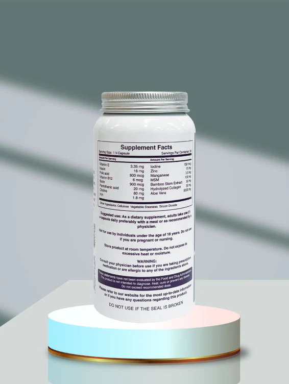 Hair, Skin, and Nails, 30 V-Capsules - Image 3