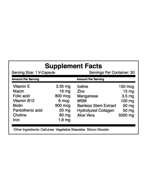Hair, Skin, and Nails, 30 V-Capsules - Image 5