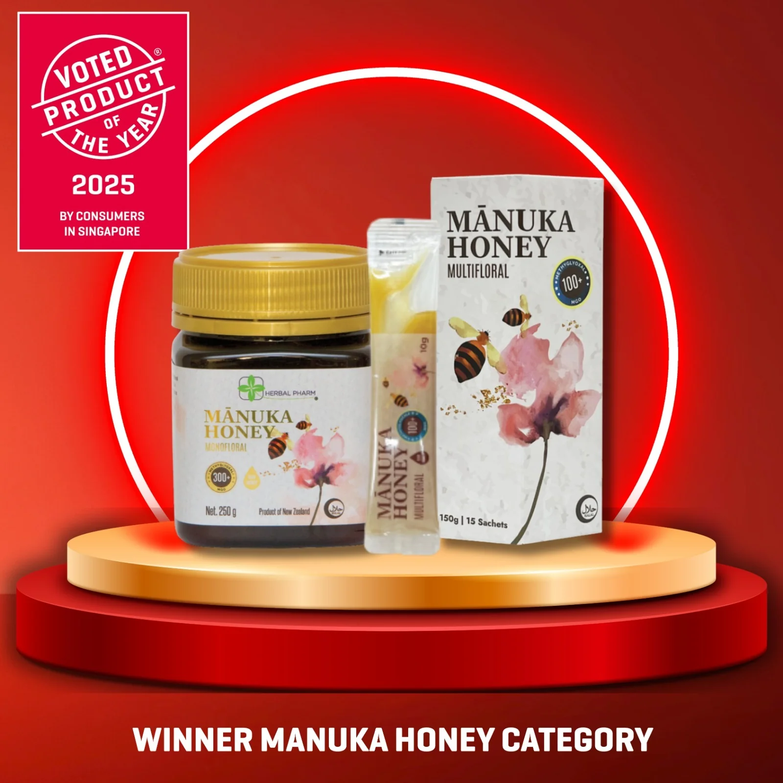 Manuka Honey Sachet 100+, 10g x 15 Sachets - Image 9