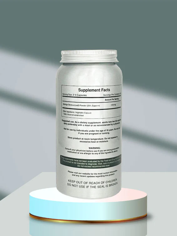 Moringa Oleifera, 60 V-Capsules - Image 3