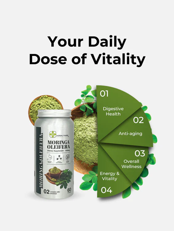 Moringa Oleifera, 60 V-Capsules - Image 4