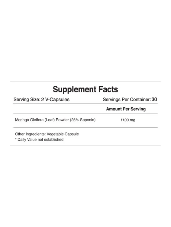 Moringa Oleifera, 60 V-Capsules - Image 8