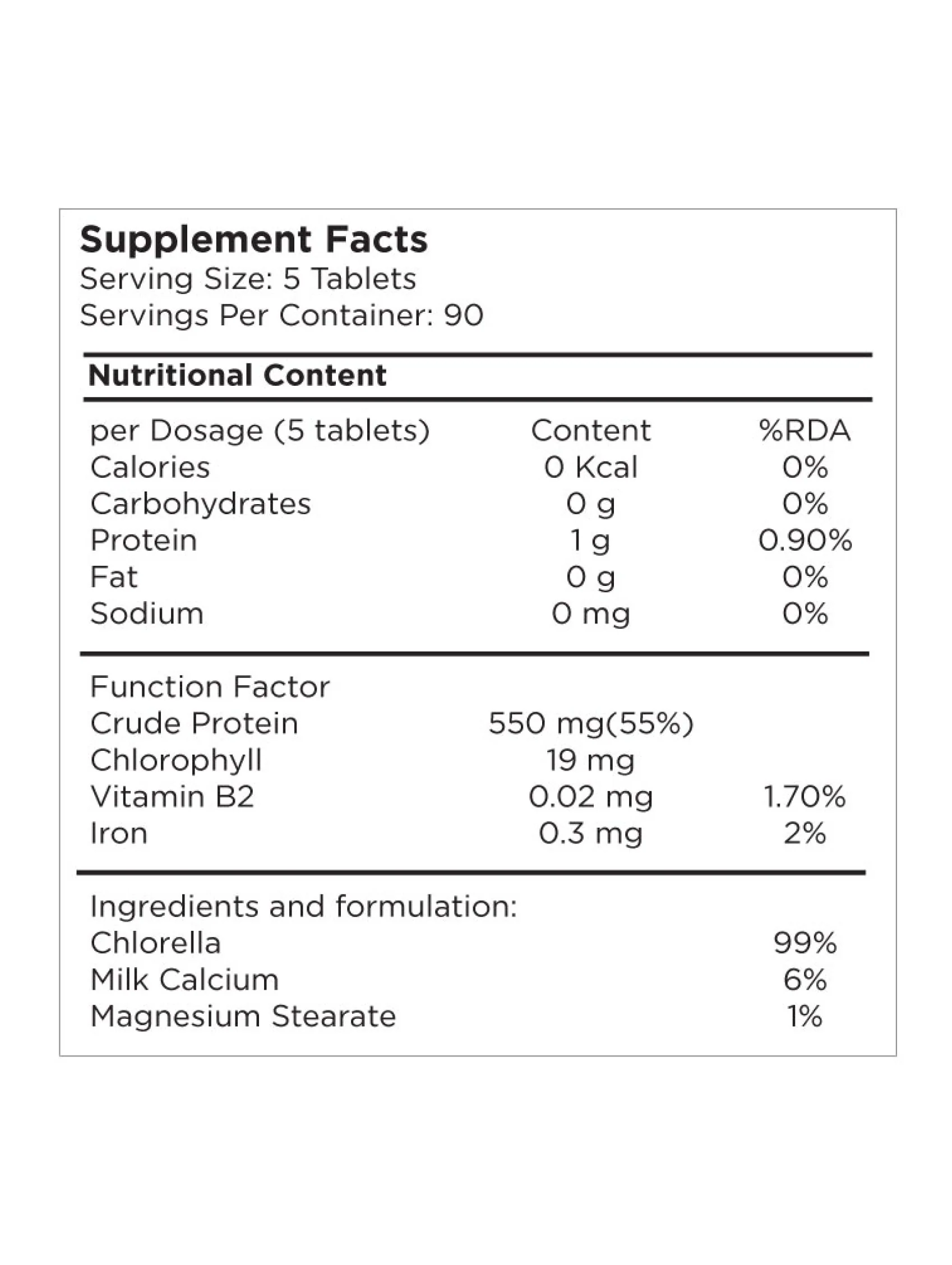 N2 Chlorella, 450 Tablets - Image 8