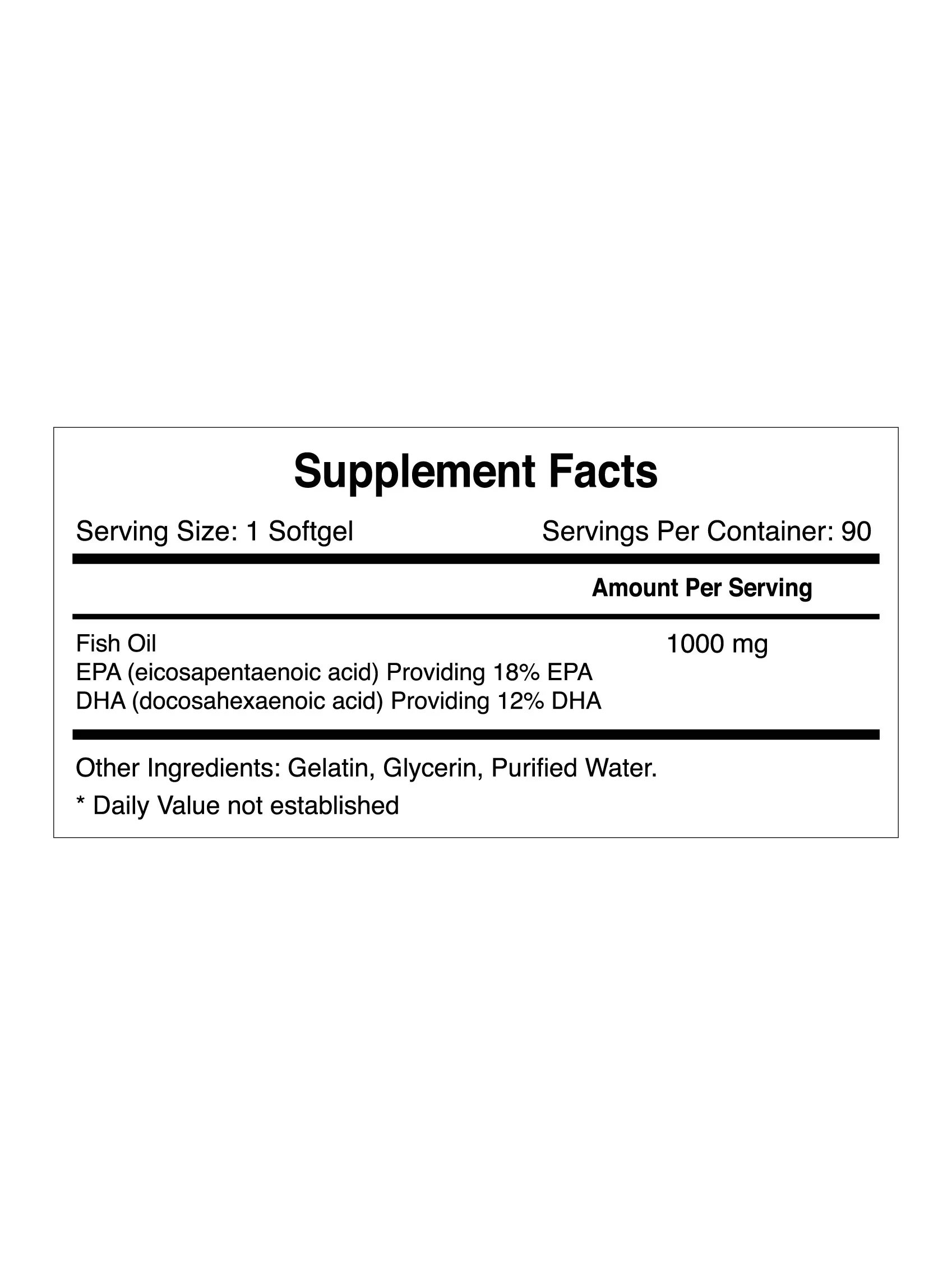 Omega-3 DHA & EPA, 90 Softgels - Image 3