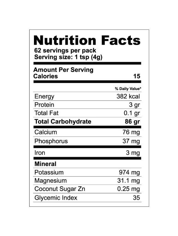 Organic Coconut Sugar, 250g - Image 10