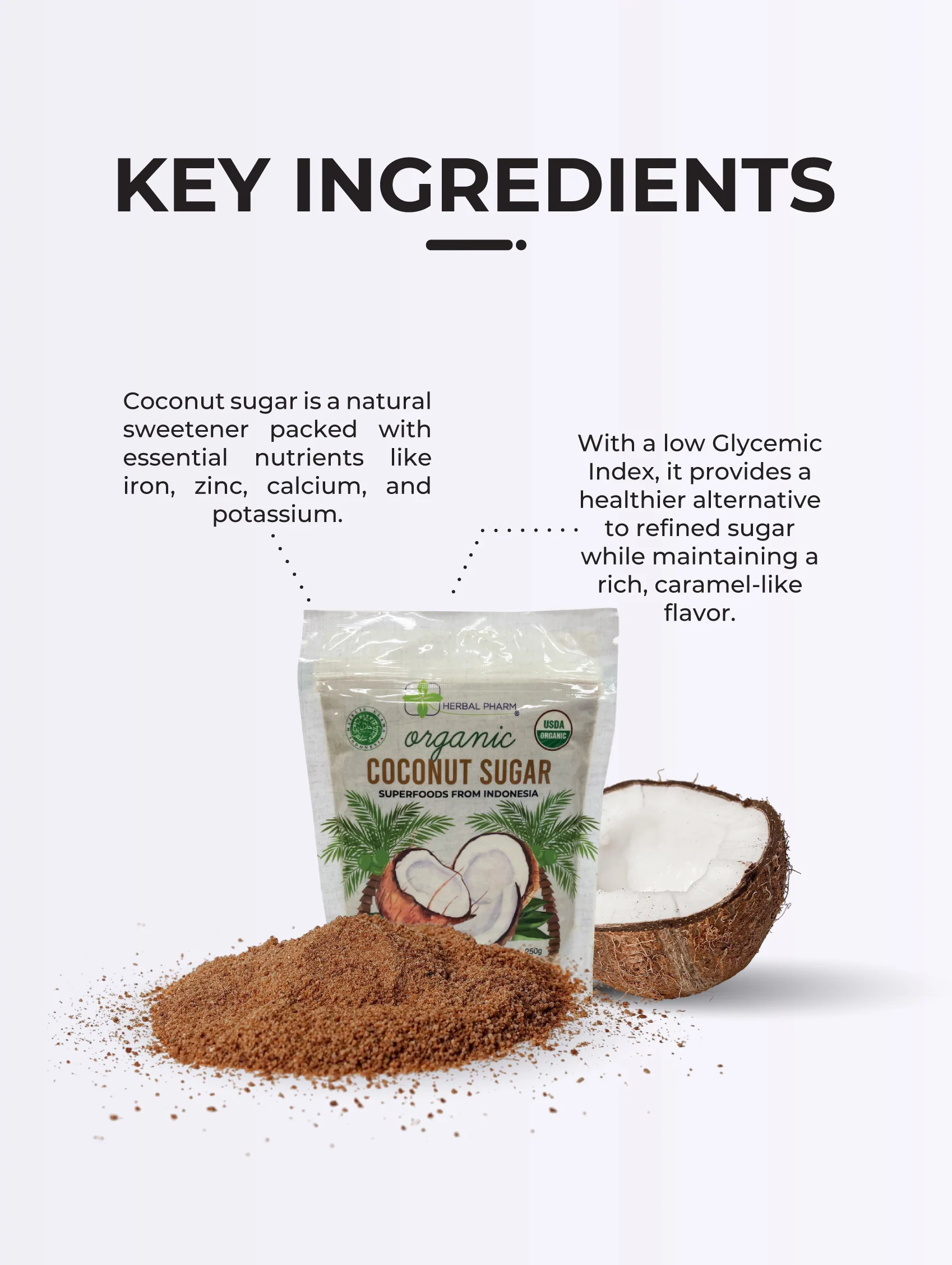 Organic Coconut Sugar, 250g - Image 9