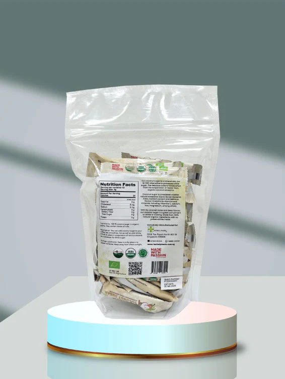 Organic Coconut Sugar Sachets, 5g x 52 Sachets - Image 4