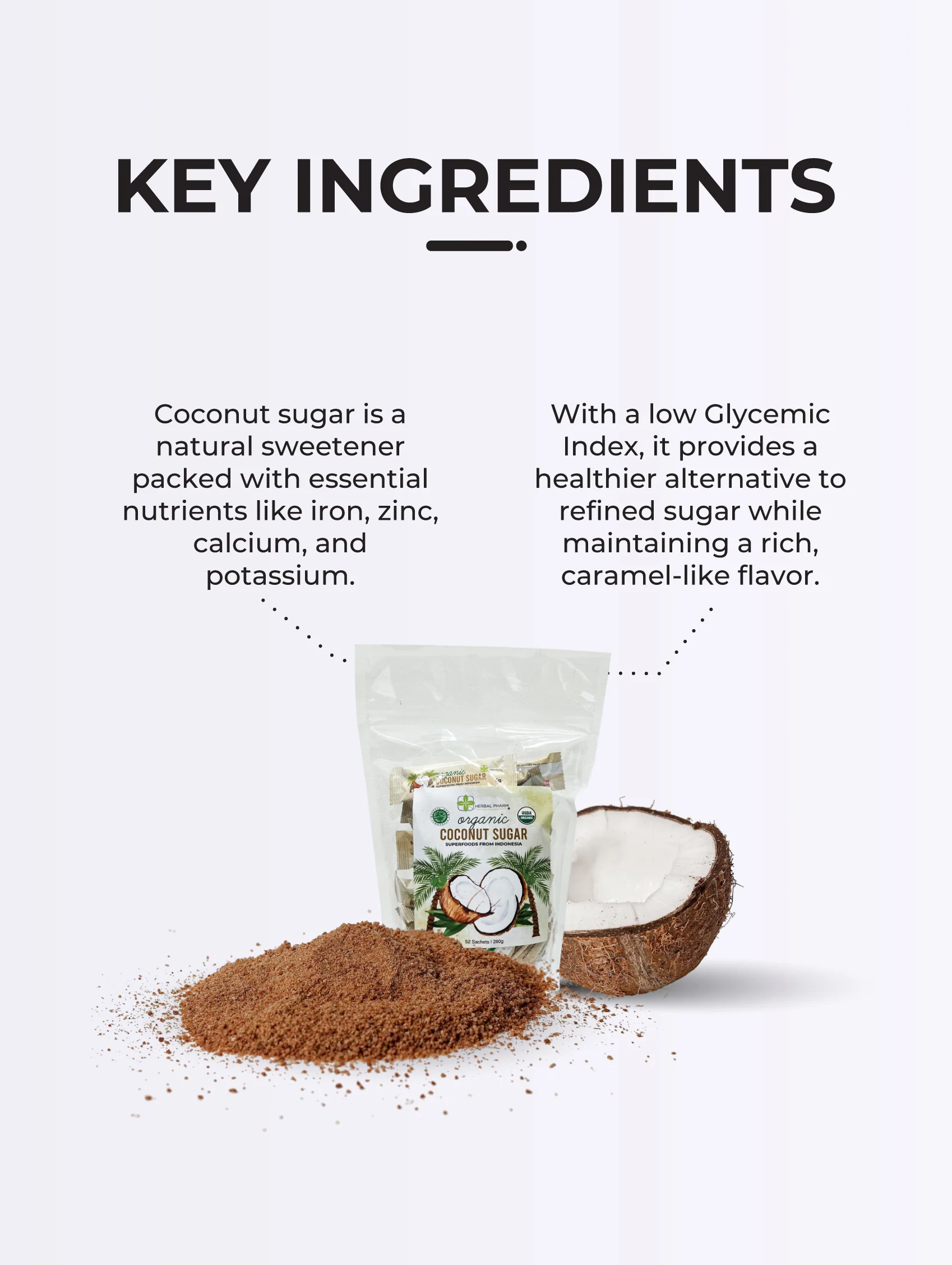 Organic Coconut Sugar Sachets, 5g x 52 Sachets - Image 8