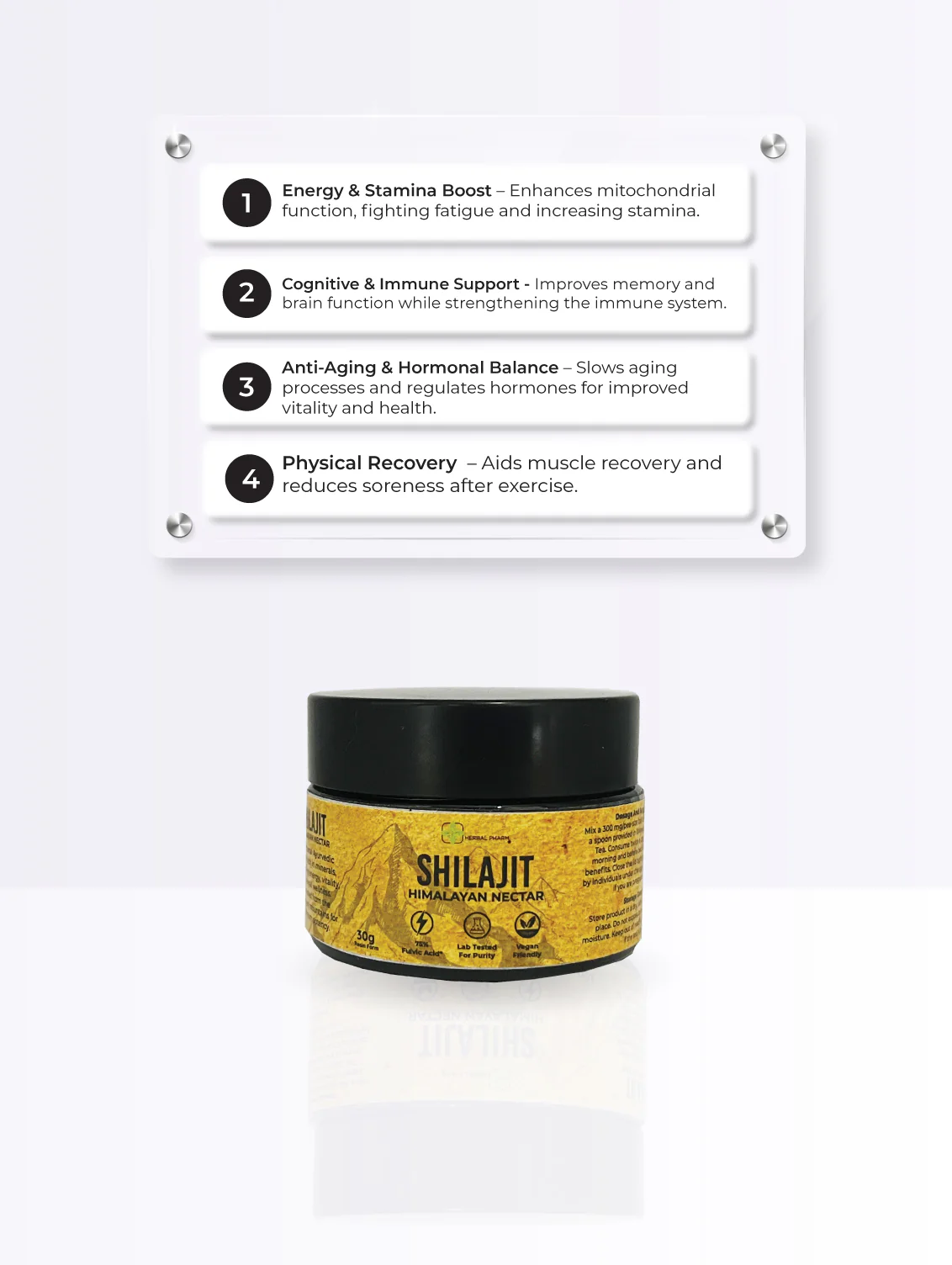 Shilajit Himalayan Nectar Resin, 30g - Image 5