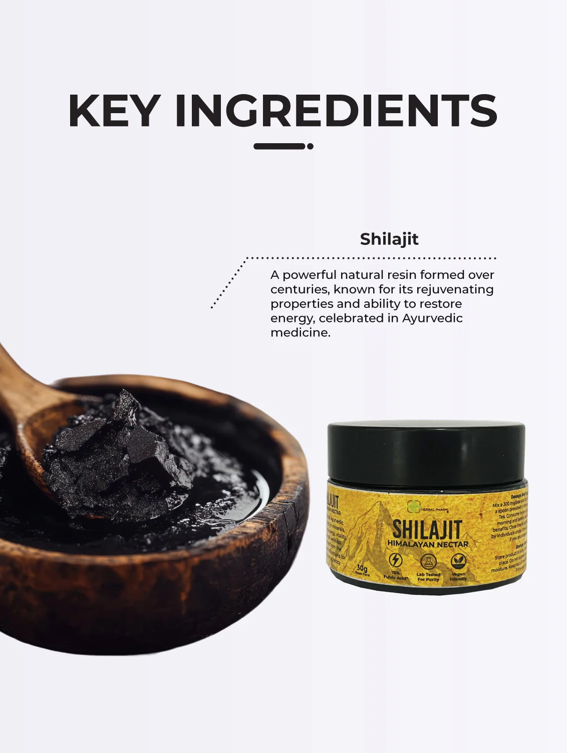 Shilajit Himalayan Nectar Resin, 30g - Image 7