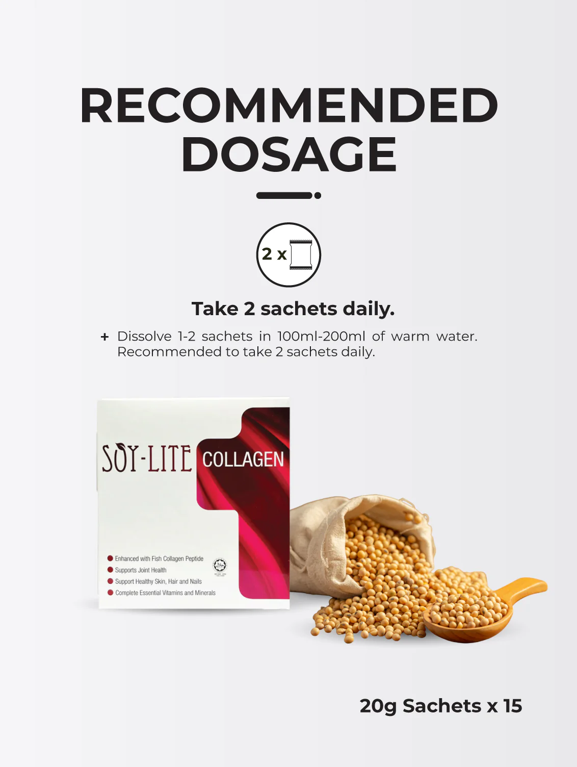 Soy-Lite Collagen, 20g x 15 Sachets - Image 5