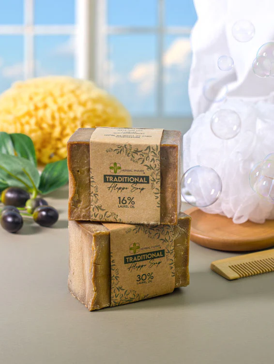Traditional Aleppo Soap  30% Laurel Oil, 200g - Image 3