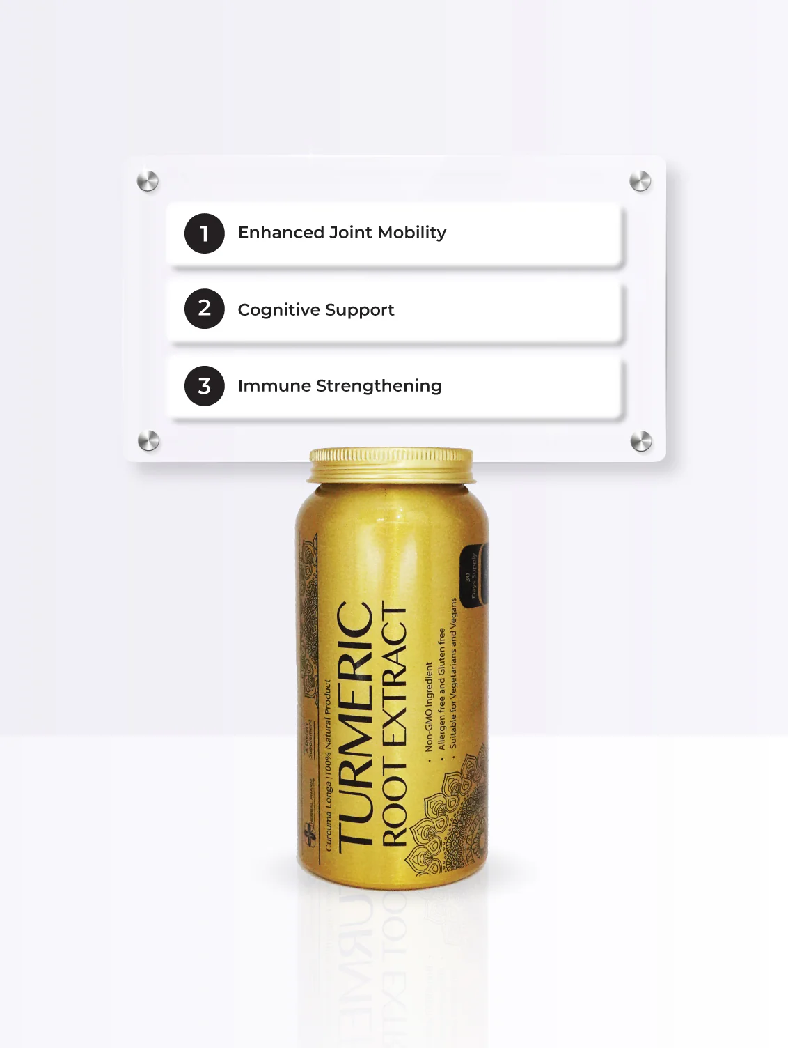 Turmeric Root Extract, 90 V-Capsules - Image 5