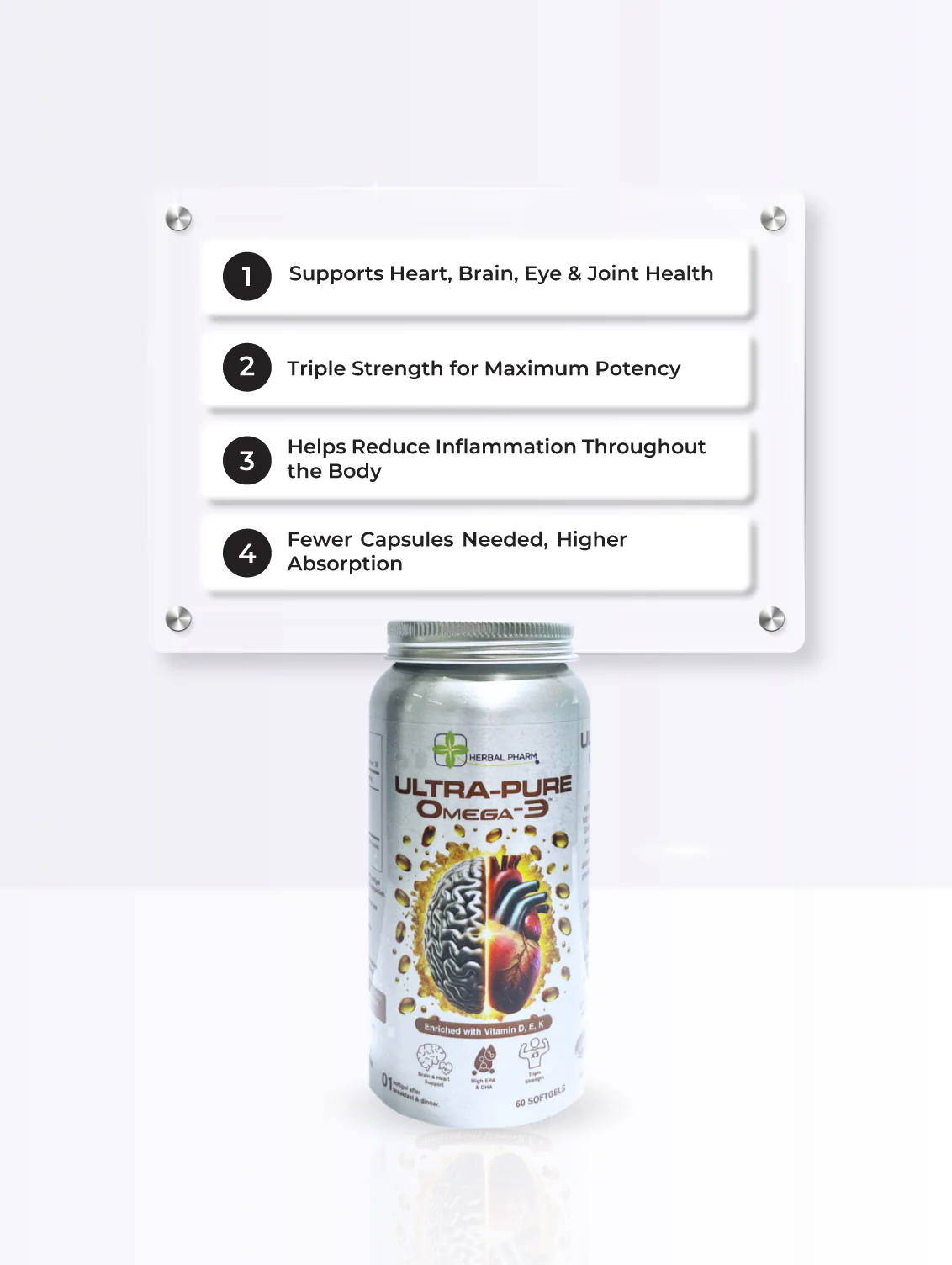 Ultra-Pure Omega-3, 60 Softgels - Image 6