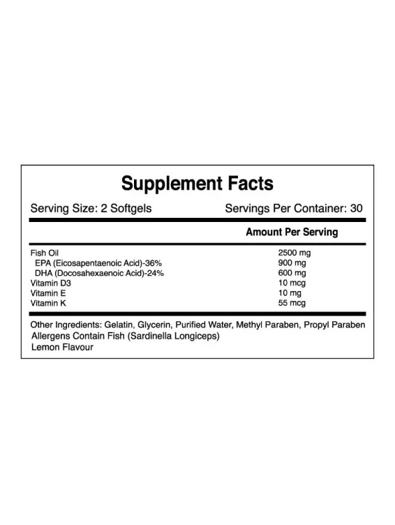 Ultra-Pure Omega-3, 60 Softgels - Image 9