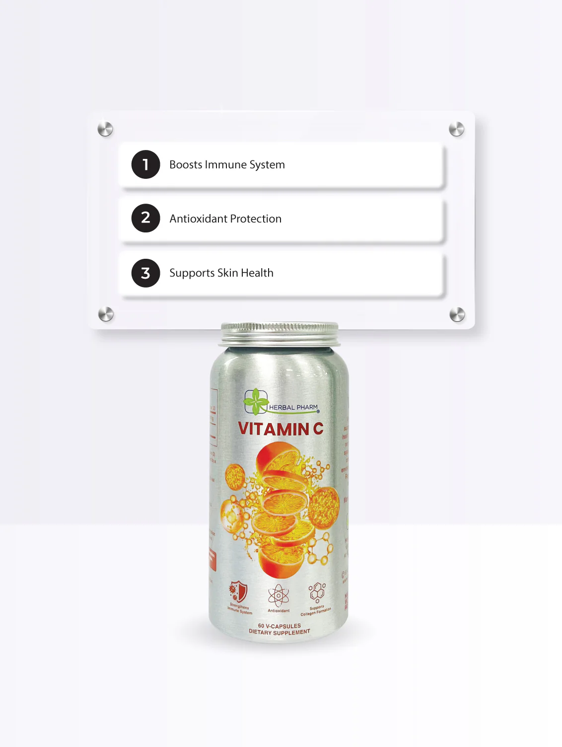 Vitamin C, 60 V-Capsules - Image 3